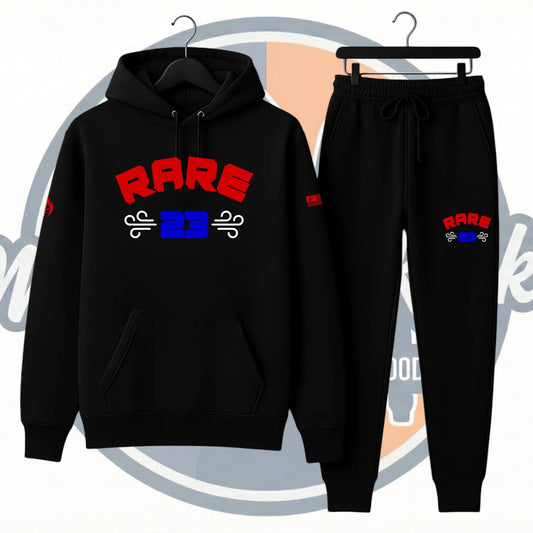 Men's RARE 23 Hoodie Joggers Sweatsuit Set To Match Air Jordan 4 Rare Air Sneakers
