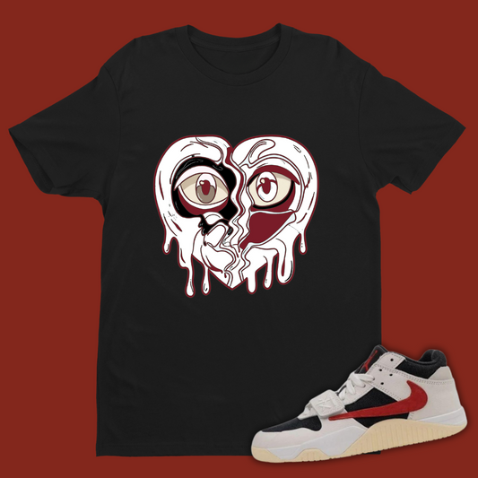 Crying Heart 2 B Match Travis Scott x Jordan Jumpman Jack