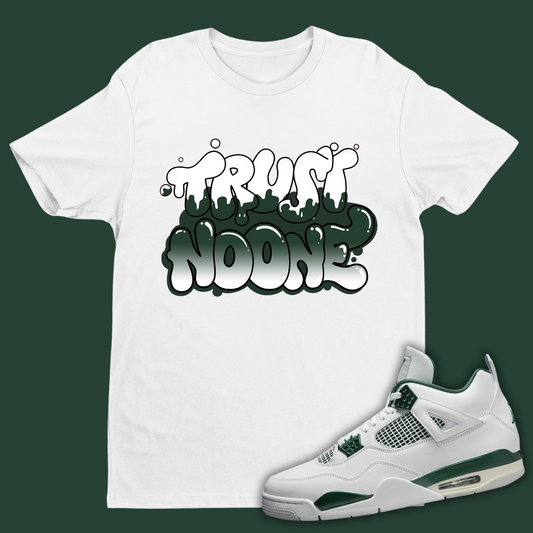 Trust No One Match Air Jordan 4 "Oxidized Green"