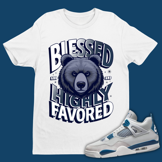 Blessed And Highly Favored Match Air Jordan 4 Industrial Blue