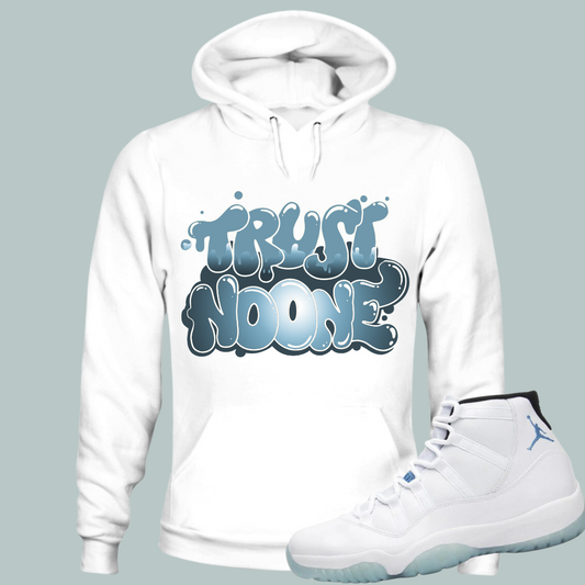 Trust No One W Hoodie Match Air Jordan 11 “Legend Blue”