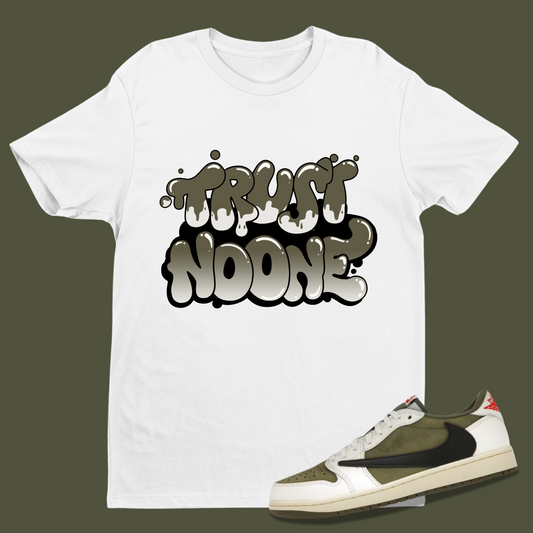 Trust No One Match Jordan 1 Low OG SP x Travis Scott ‘Medium Olive’