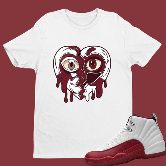 Crying Heart Match Air Jordan 12 “Cherry”