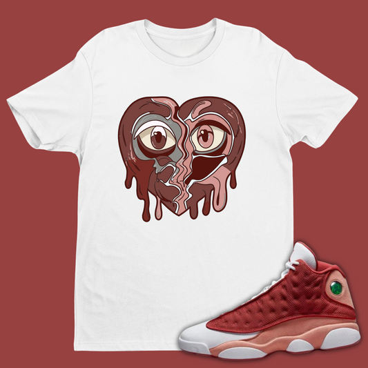 Crying Heart W Match Air Jordan 13 Retro Dune Red