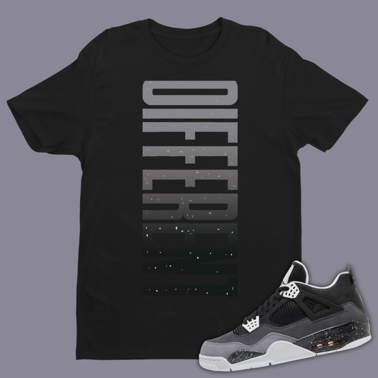 Different B Tee Match Air Jordan 4 “Fear”